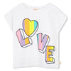 Girls T-Shirt with Studded 'Love' Graphic