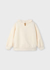 Girls Teddy Bear Ruffle Sweatshirt