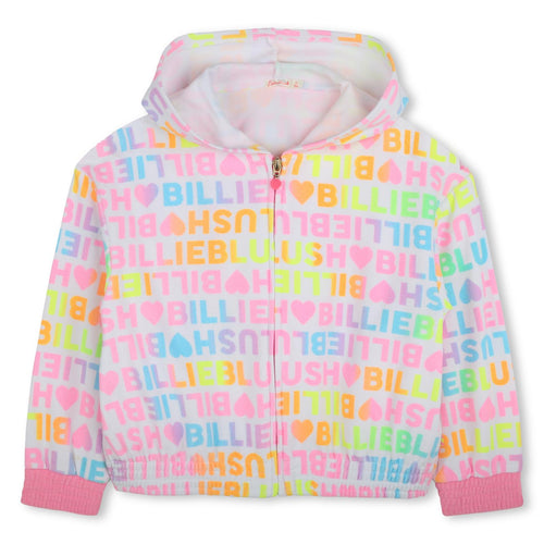 Girls Terry Towel Hooded Sweatshirt