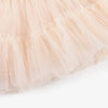 Girl's Tulle Overlay Short - Sleeve Dress