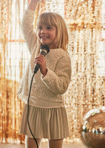 Girls Two - in - One Sequin Dress Set