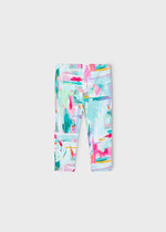 Girls Vibrant Pattern Leggings