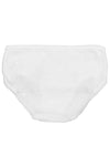 Girls White Pointelle Heart Cotton Knickers
