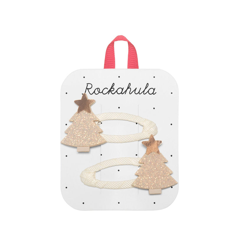 Golden Christmas Tree Clips (Rockahula)