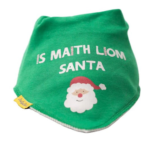 Green ‘Is Maith Liom Santa’ DribbleBoo Bandana Bib