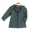 Green Waterproof Fleece - Lined Raincoat