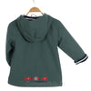 Green Waterproof Fleece - Lined Raincoat
