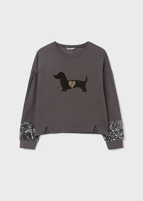 Grey Sausage Dog Sweatshirt