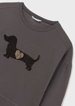 Grey Sausage Dog Sweatshirt