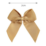 MUSTARD 7cm -  Hairclip With Grossgrain Bow