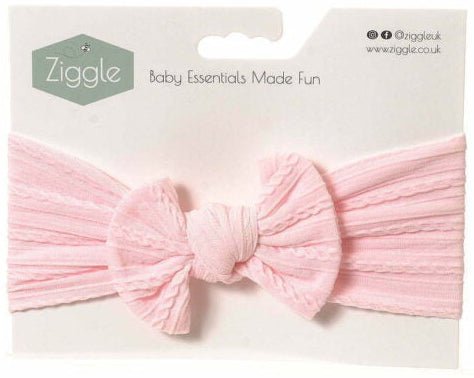 Heavenly Pink Top Bow Turban Headband