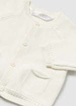 Ivory Baby Boys Cotton Cardigan (Mayoral)