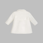 IVORY Baby Girl Christening Coat with Bows