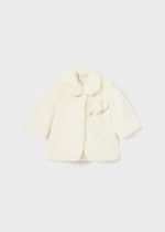 Ivory Baby Girls Faux Fur Coat (mayoral)