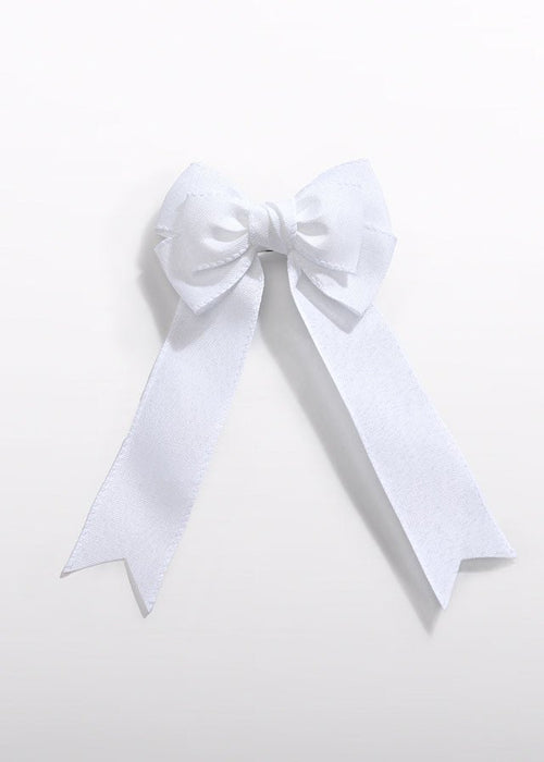 Ivory Bow Hair Clip