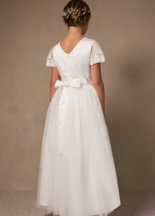 IVORY Communion Lace Dres ( K11M )