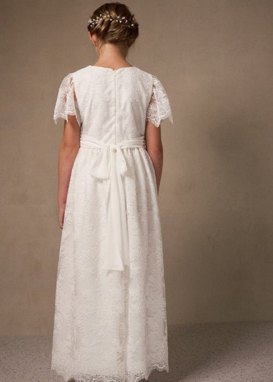 lace communion dresses ireland Satin Irish Communion Dress Lace Irish First Communion Dress Vintage-like  Satin First Communion Dress 2022
