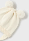 Ivory Cotton Hat & Mittens Set (Mayoral)