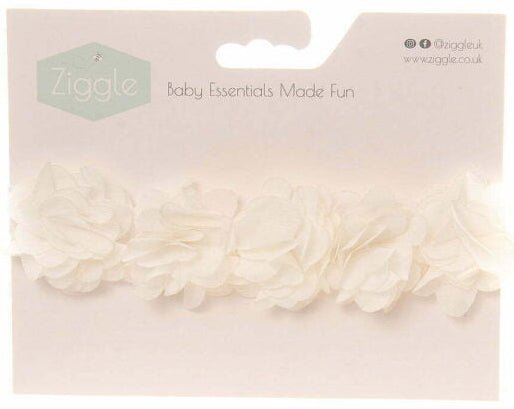 IVORY Flowers and Lace Headband