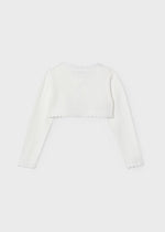 IVORY Girls Cotton Bolero Cardigan (mayoral)