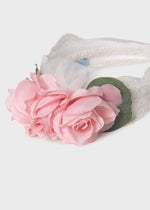 Ivory Girls Lace Rose Hairband (Abel & Lula)