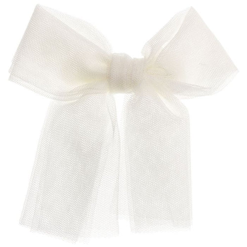 IVORY Ivory Extra - Large Tulle Bow Clip (15 x 15 cm)