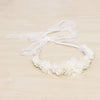 IVORY Lili Flower Headband with Dried Flowers & Ribbons