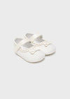 Ivory Linen Texture Baby Girls Woven Pre - Walker Shoes (mayoral)