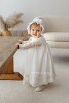 Ivory Long Sleeves Lace Christening Dress (SOFIA)