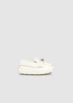 IVORY Newborn Boy Moccasin Pram Shoes