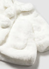 IVORY Newborn Girl Faux Fur Coat