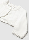 IVORY Newborn Girl Knit Bolero Cardigan