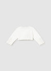 IVORY Newborn Girl Knit Bolero Cardigan