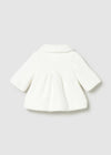 IVORY Newborn Girl Occasion Coat