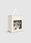 Ivory/Of White Newborn Girl Mary Jane Shoes