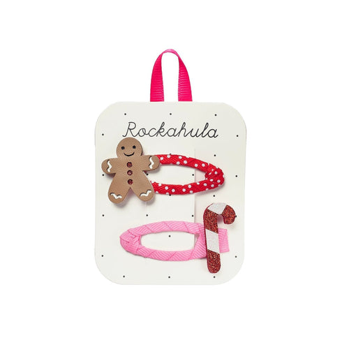 Jolly Gingerbread Man Clips