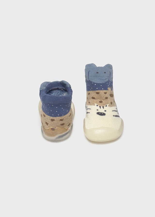 Jungle Animal Face Sock - Shoes