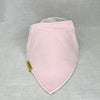 Just Baby pink organic cotton DribbleBoo bandana bib