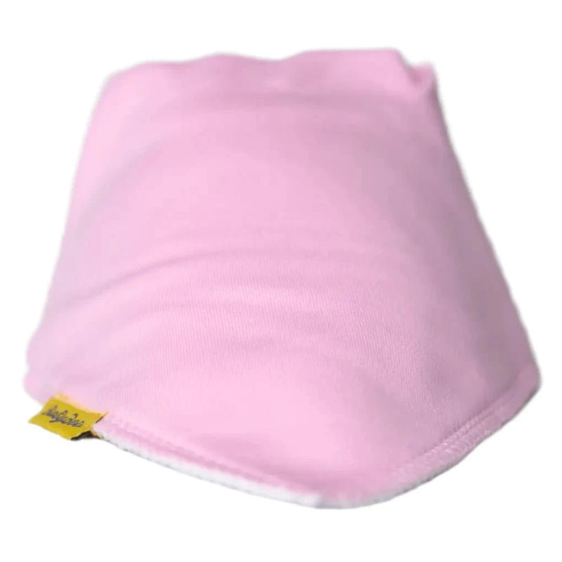 Just Candyfloss Pink Organic Cotton Bandana Bib