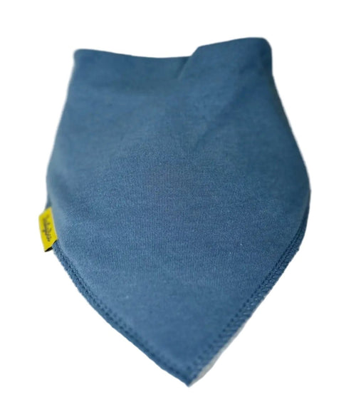 Just Cloudy Blue Organic Cotton DribbleBoo Bandana Bib
