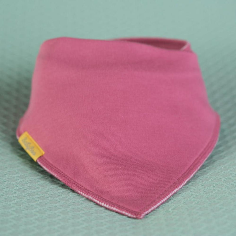 Just Rose Pink Organic Cotton DribbleBoo Bandana Bib