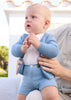 Newborn Boy Knit Cardigan In Light Blue