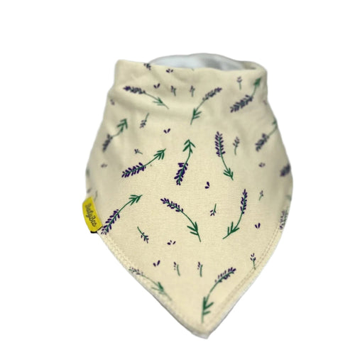 Lavender Organic Cotton DribbleBoo Bandana Bib