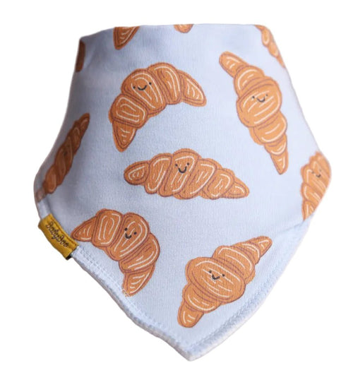 Le Petit Croissant Organic Cotton DribbleBoo Bandana Bib