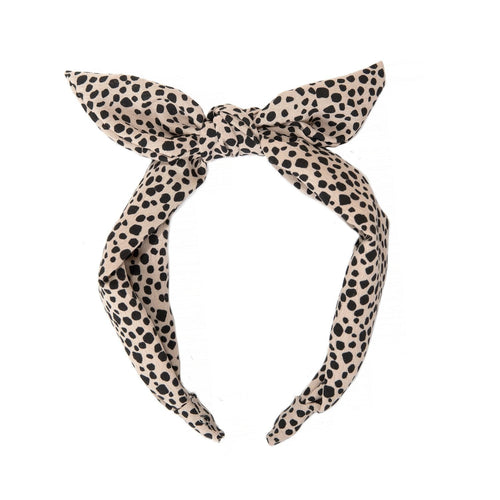 Leopard Love Tie Headband (Rockahula)