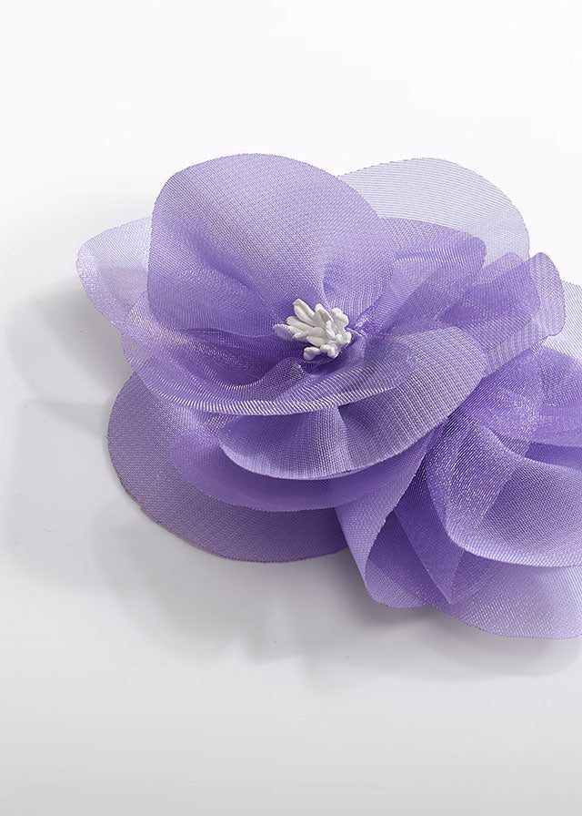 Lilac Flower Hair Clip