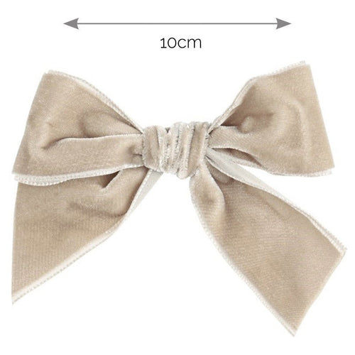 LINEN Velvet Bow Hair Clip