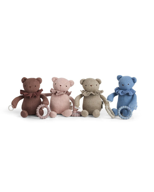 Little Activity Bear with Teether – Blue (19cm)