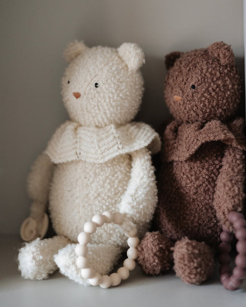 Little Activity Bear with Teether – Brown (35 cm)