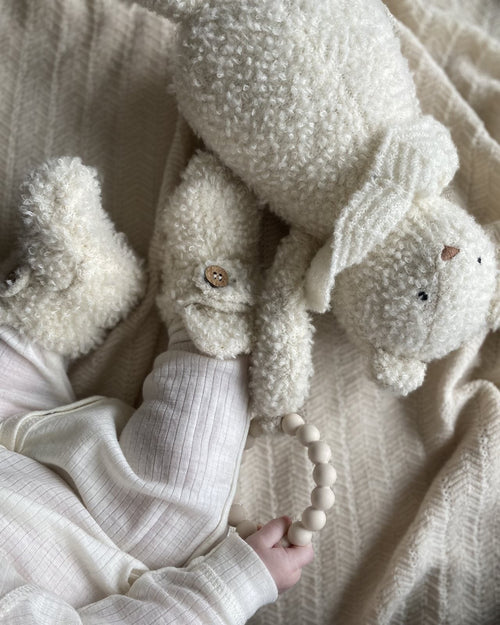 Little Activity Bear with Teether – Off White (35 cm)